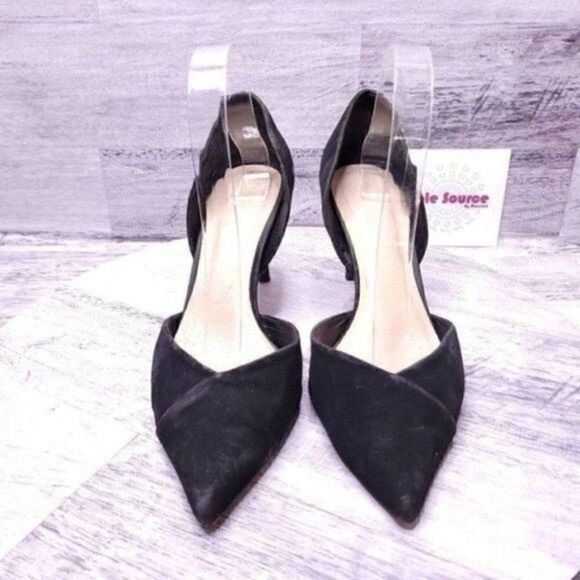 ASOS D'Orsay Pointed Toe Pump Black sz 7 UK Women's sz 9.5 US - Picture 2 of 9